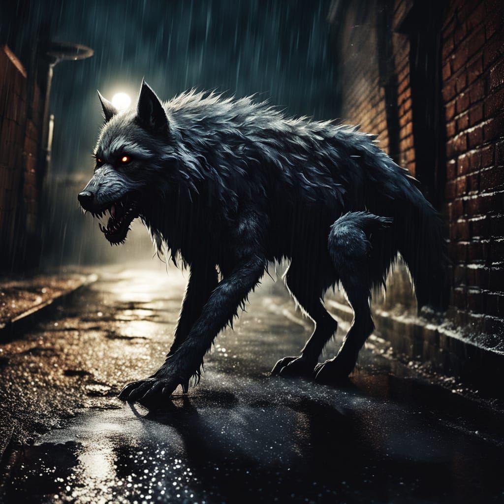 Dark And Dangerous Wolf