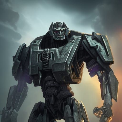 Megatron Dark Fantasy Concept Art in 8K