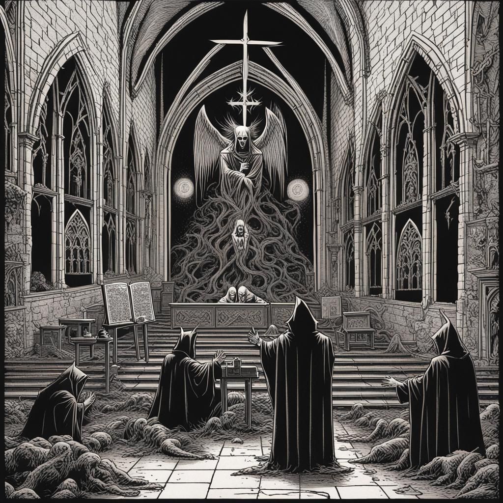 Abhagog: Satanic Ritual Album Cover Art