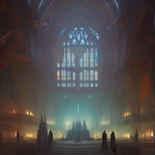 Hogwarts Interior Concept Art in 8K Resolution