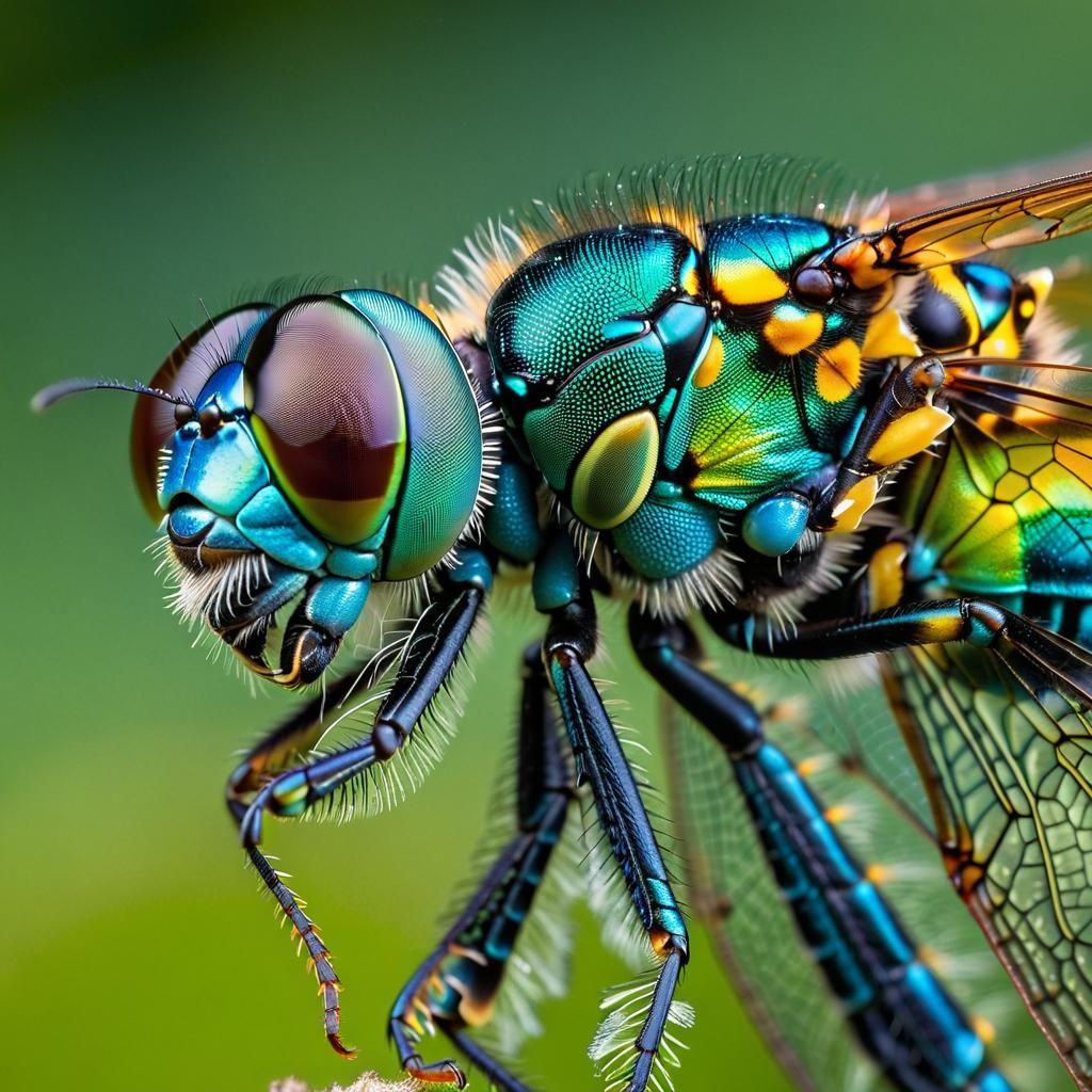 Using the best macro lens take an extremely detailed photo o...