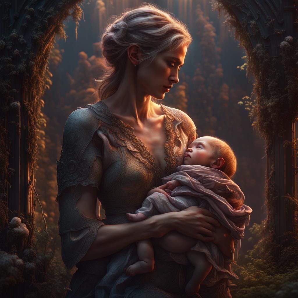 Mothers and Babies: A Deep Color Fantasy