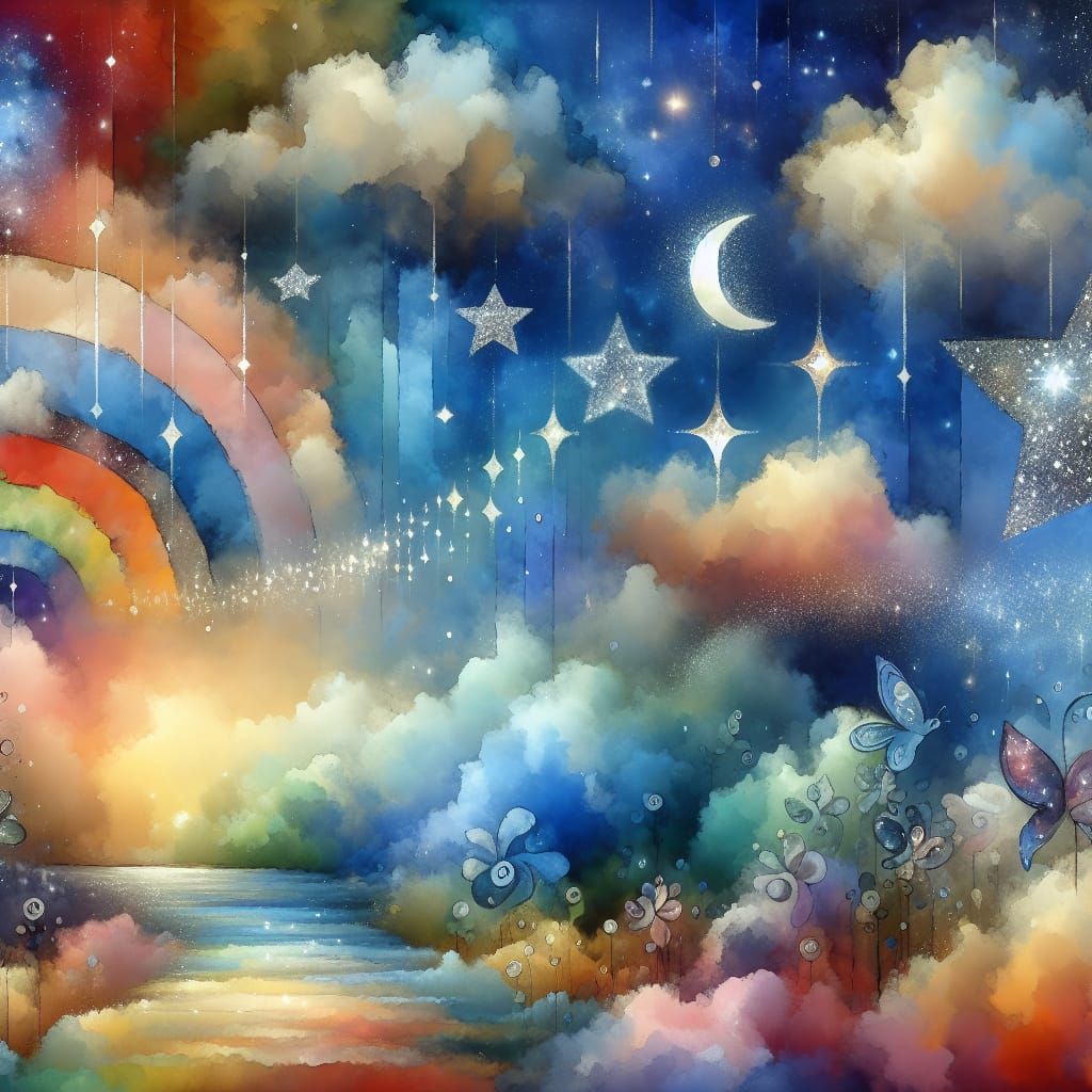 Weißt du, wie viel Sternlein stehen
an dem blauen Himmelszel...