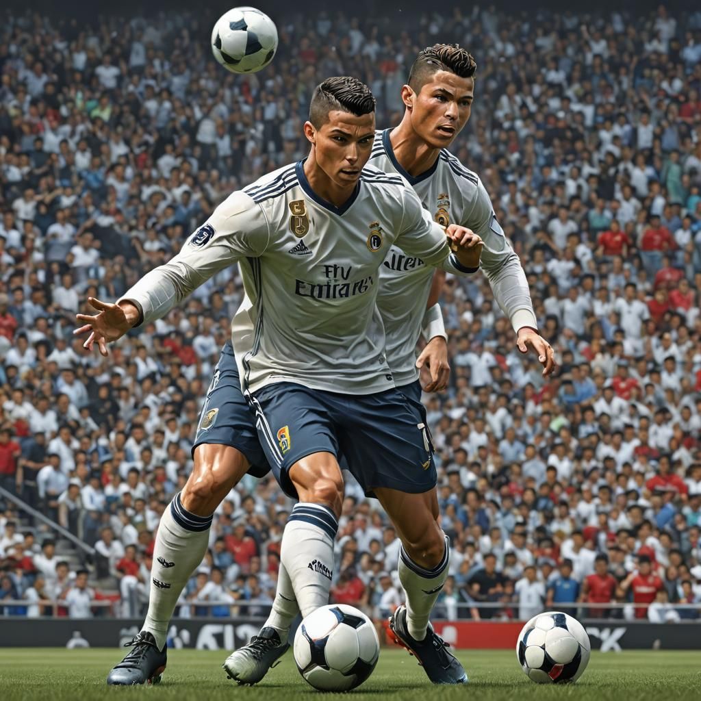 Christiano Ronaldo in 3D Anime Style