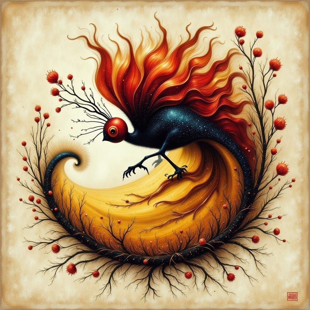 Dreamlike Waterscape Reflecting Sky