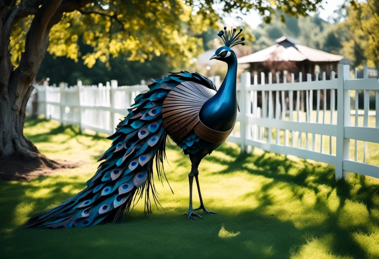 Peacock Woodmask
