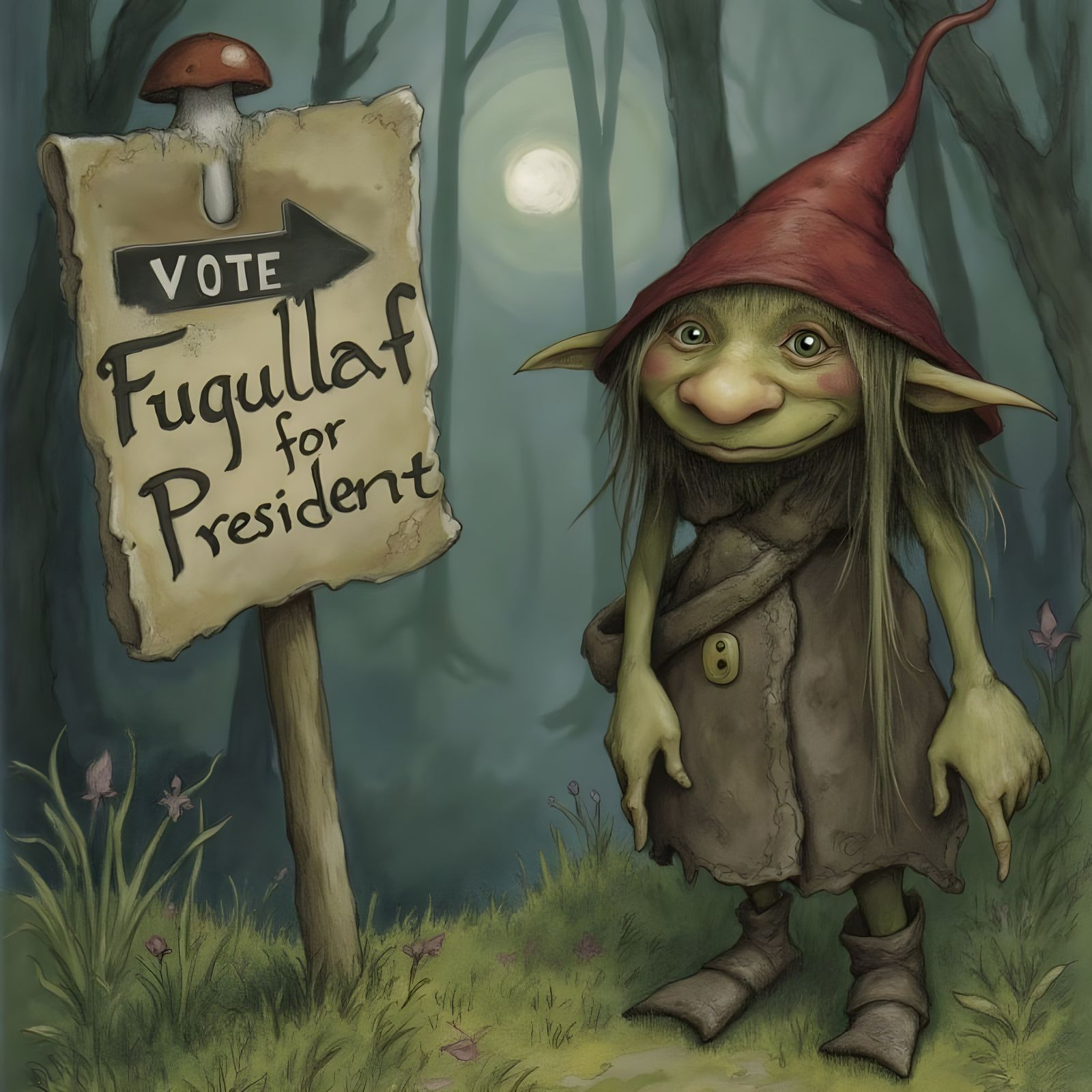 Please cast your vote for Fugullaf. He stands for kindness, clean energy, diversity and democracy 🌷😊❤️