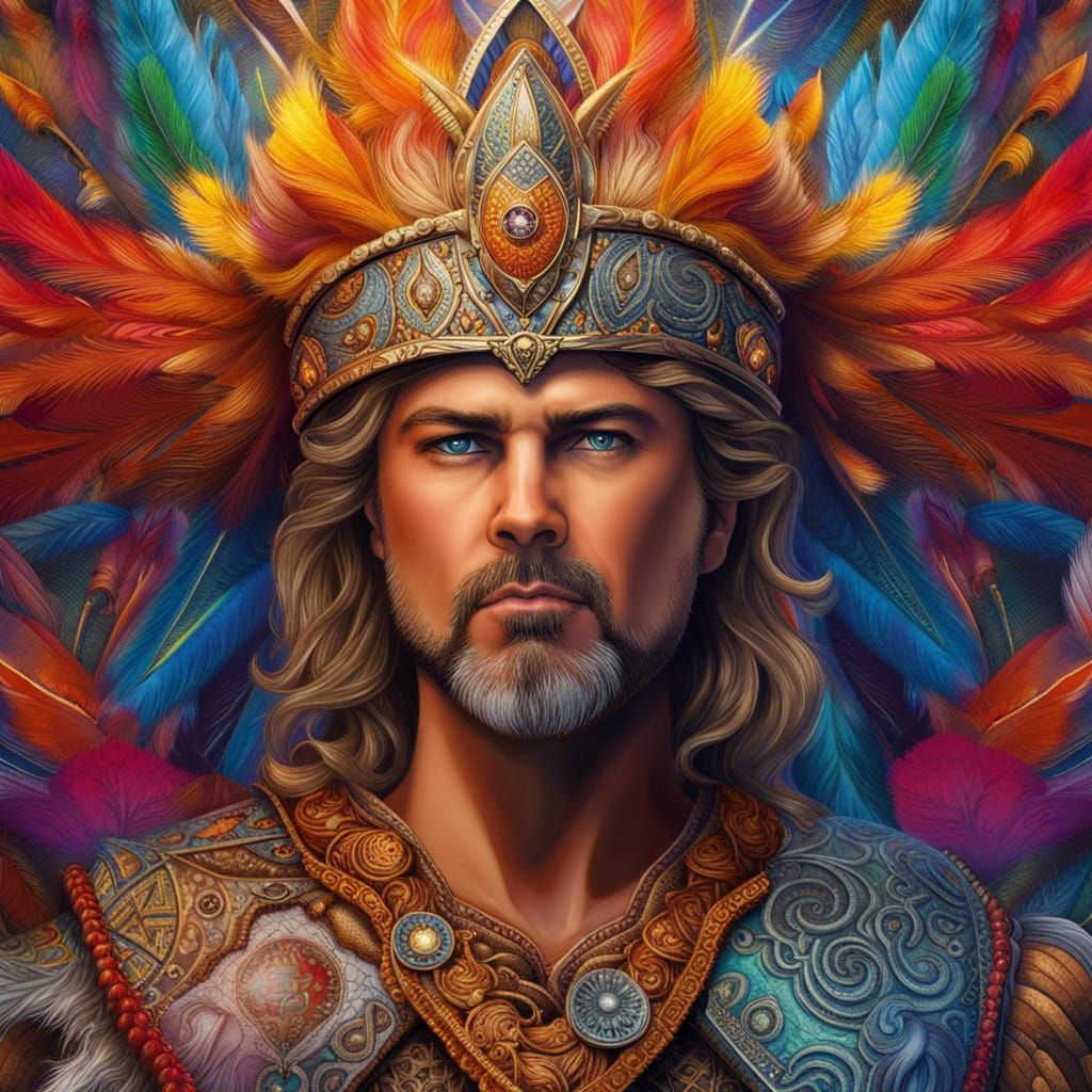 George Michael as a viking king