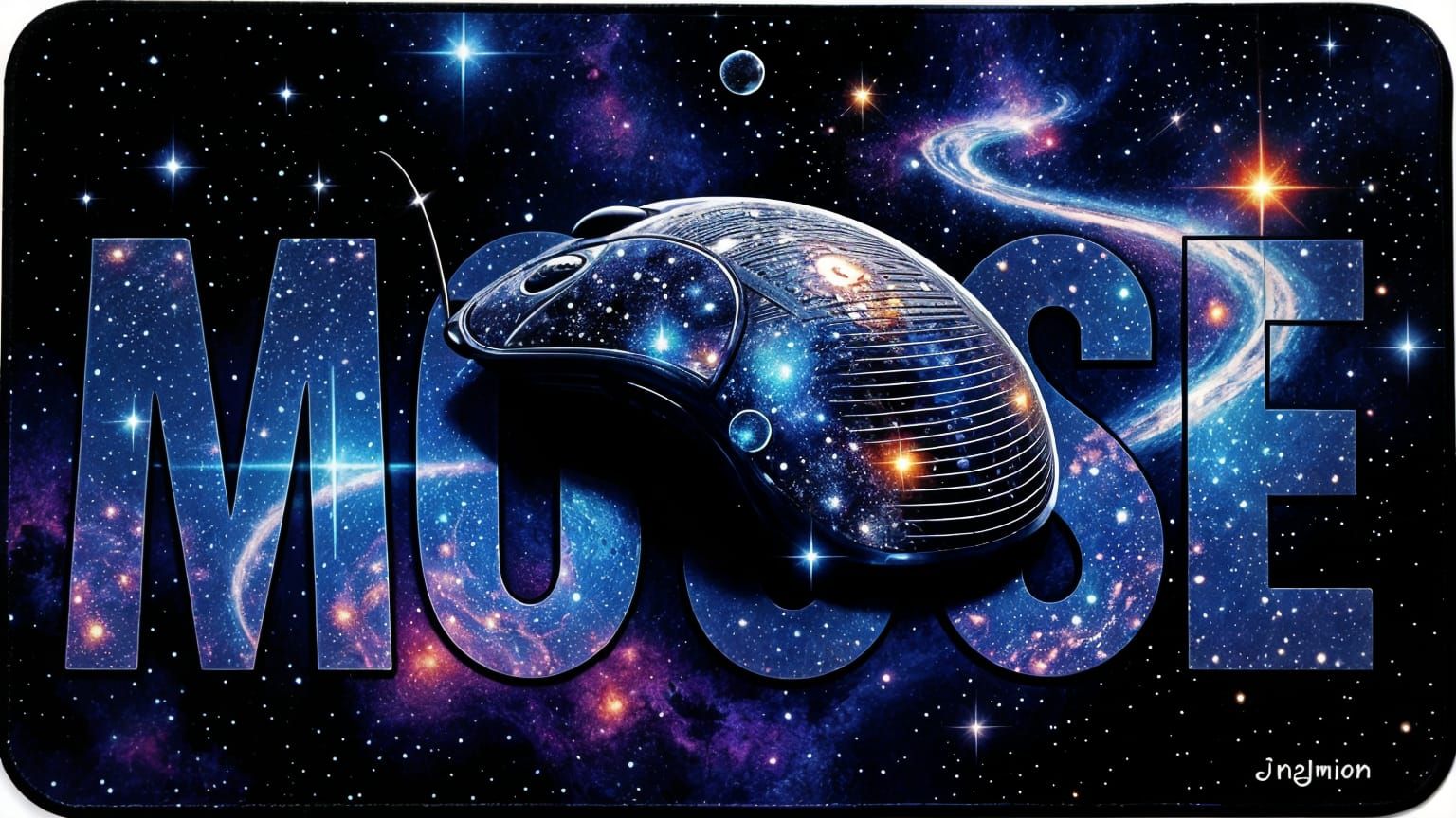 Cosmic Mouse Mat: Letters in Space