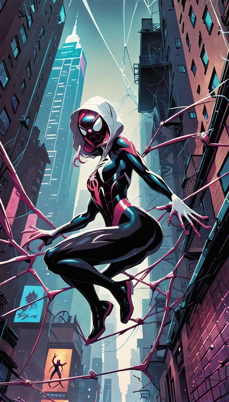 Spider-Gwen’s web