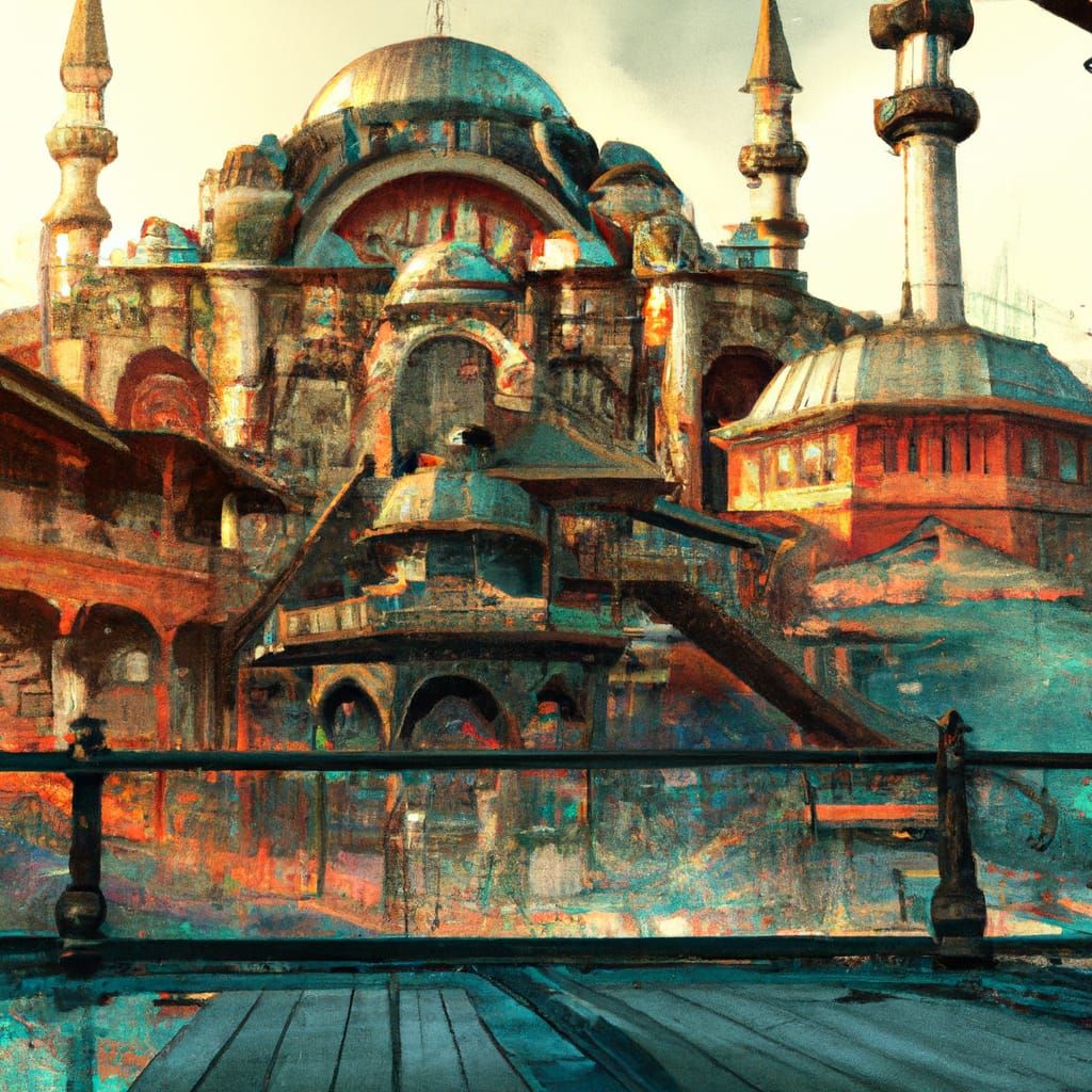 Istanbul Concept Art in Dynamic Lighting