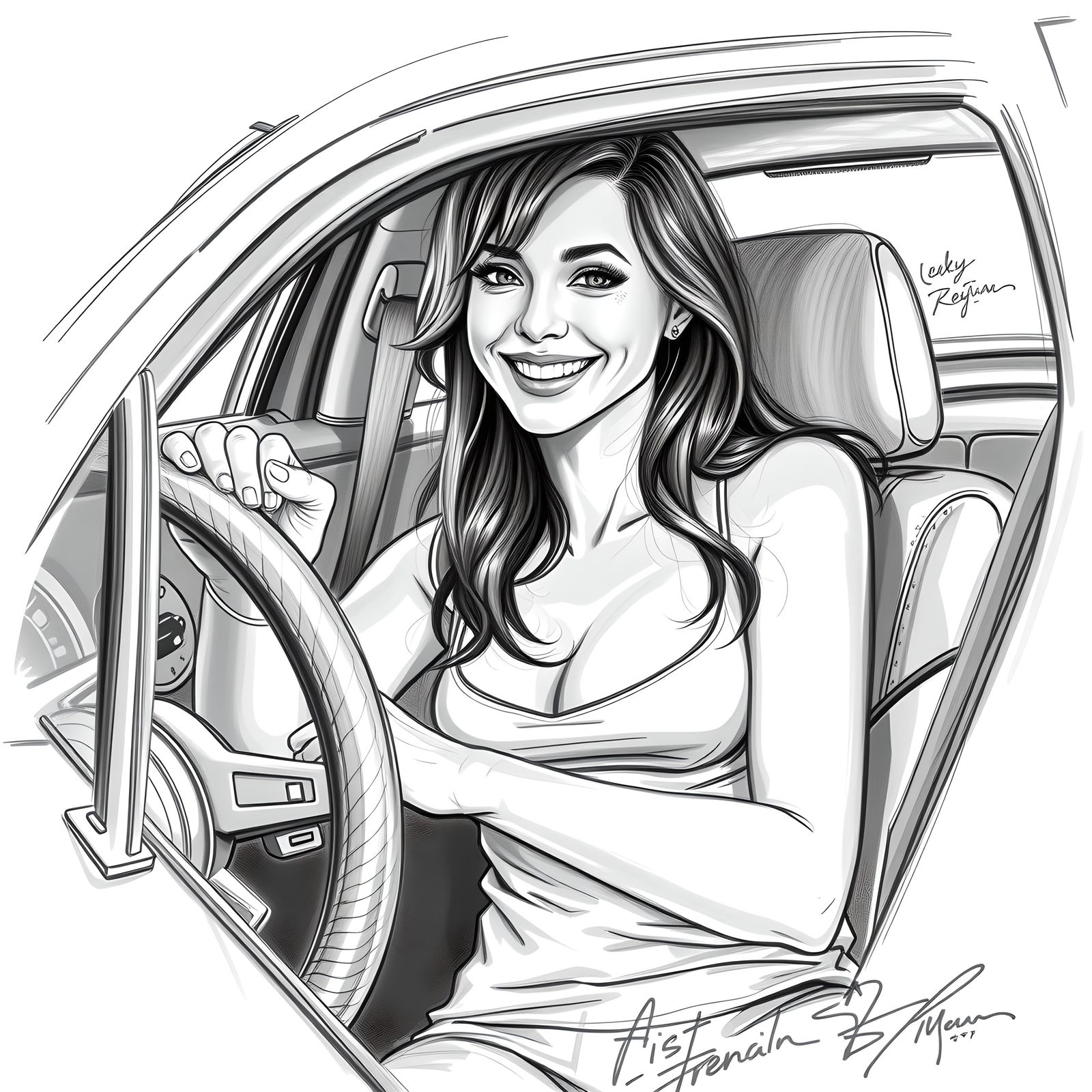 Car Wreck Pencil Sketch on Artstation