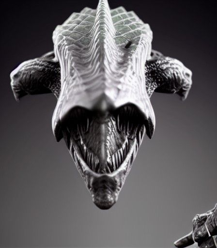 Nazgul Alien Reptilian Portrait