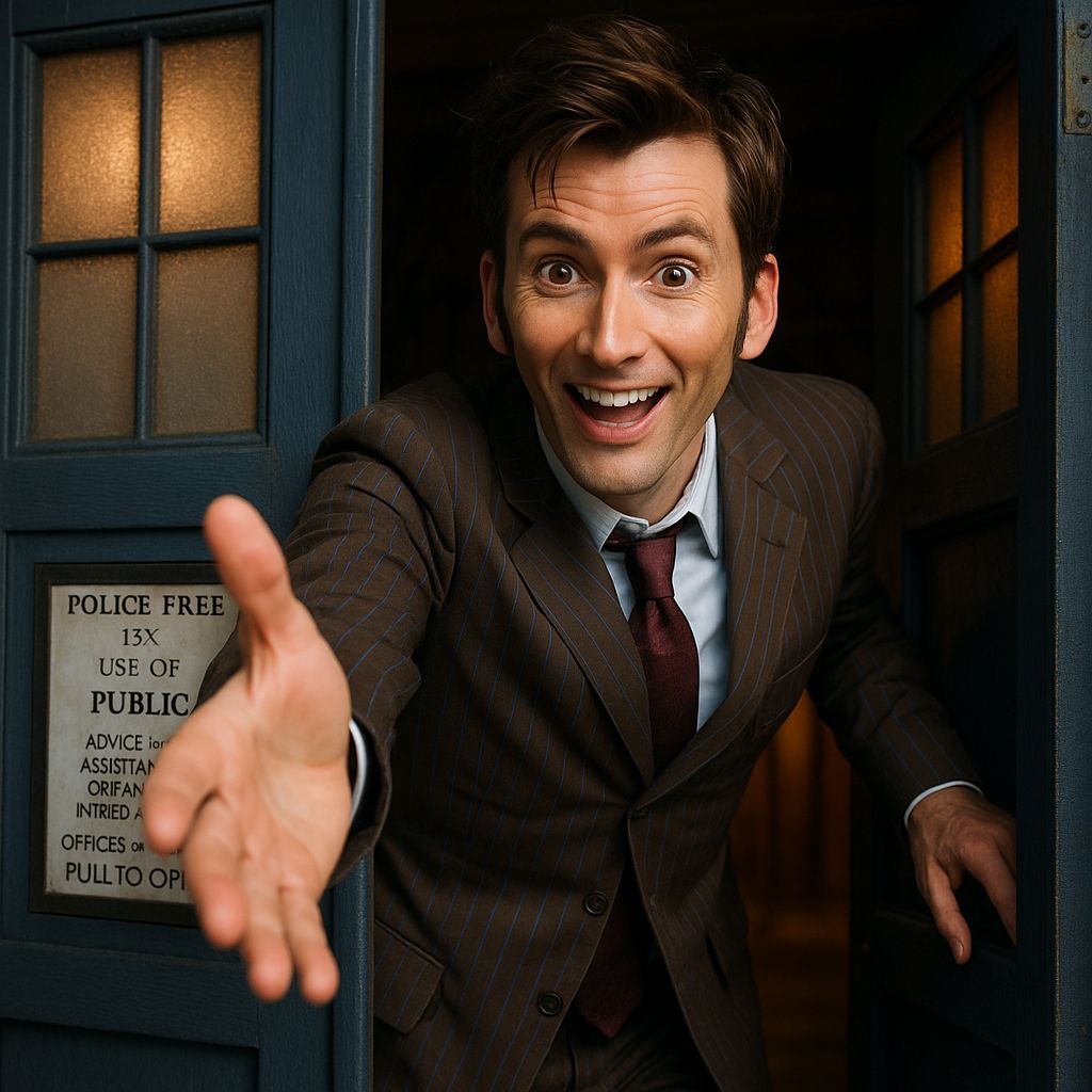 Hyperrealistic CGI Doctor Who Reaches Out From Tardis