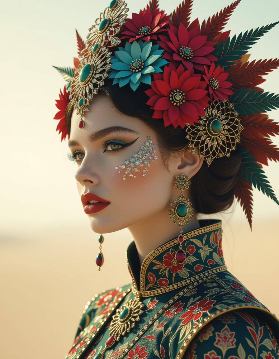 Dreamlike Cinematic Photo With Cryptic Symbolism