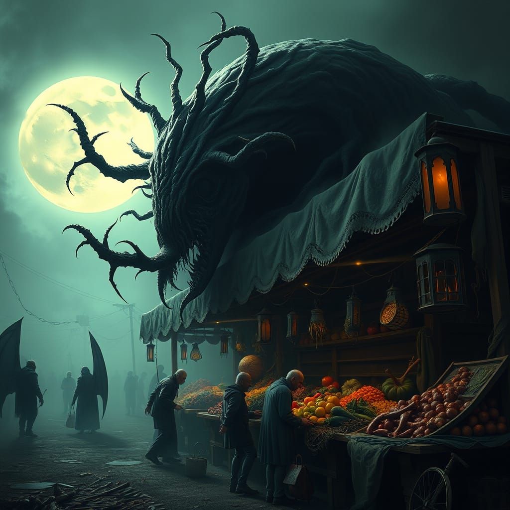 Eldritch Harvest Festival Under Cosmic Dread