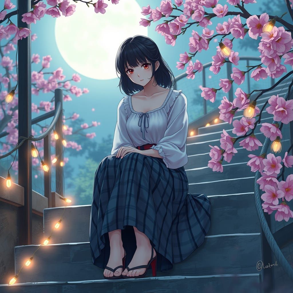 Serene Japanese Garden Scene