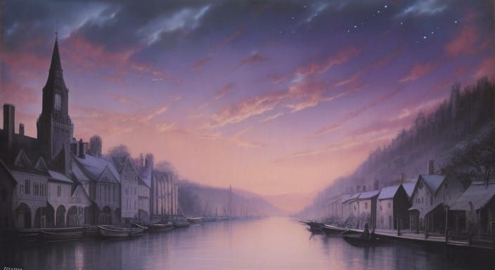 Vintage Black and White Portrait in Classic Style