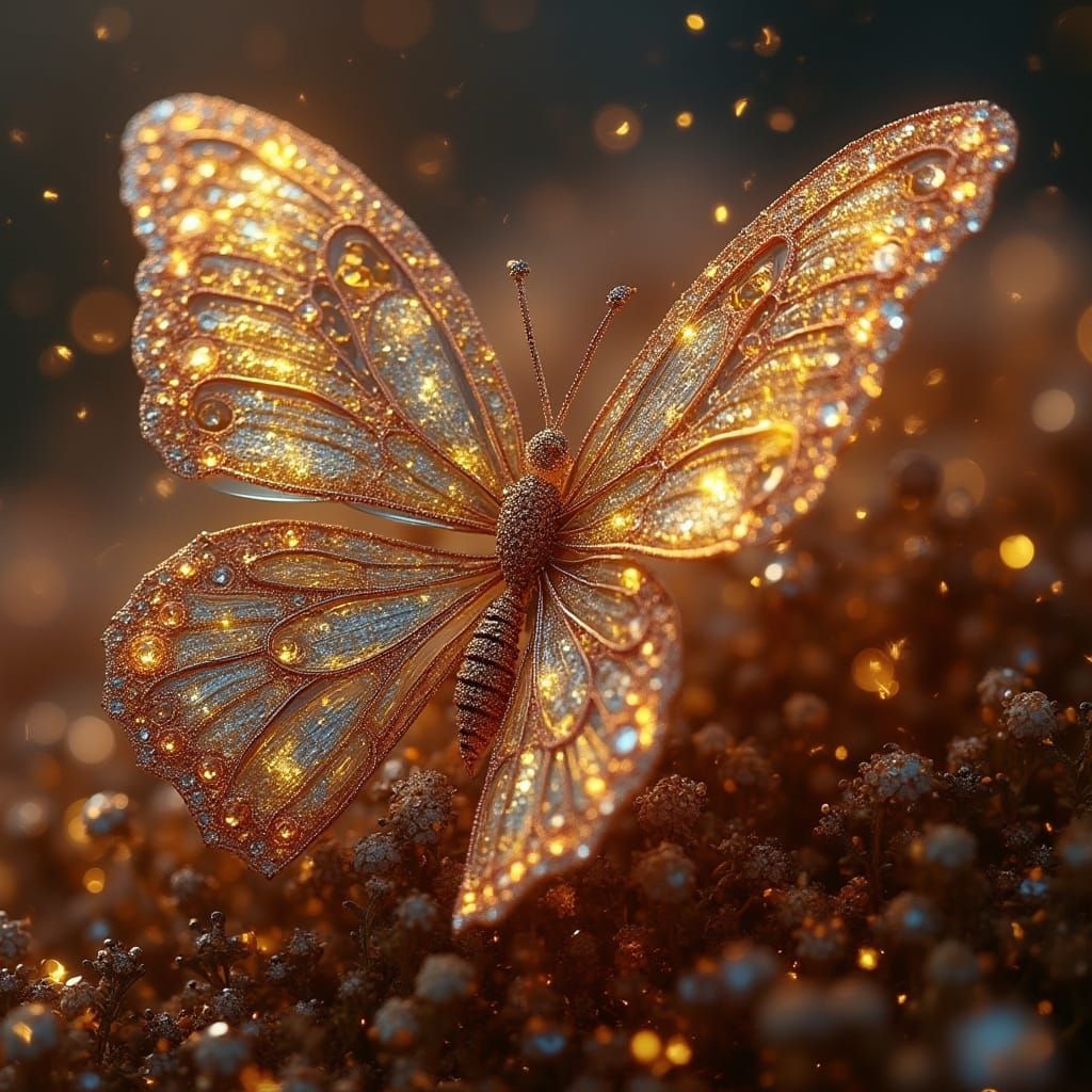 Sparkling Jewel Butterfly