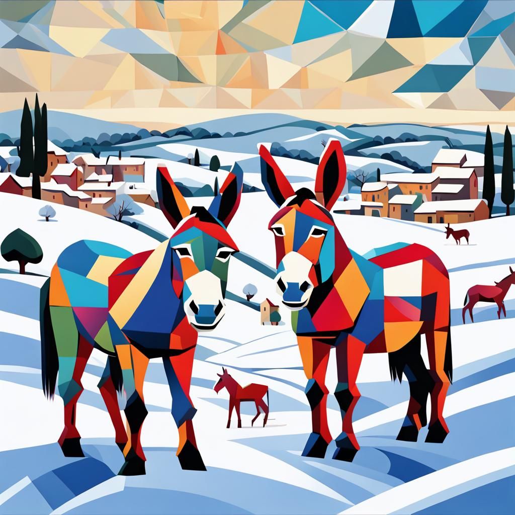 Geodimensional Donkeys in the Wintertime
