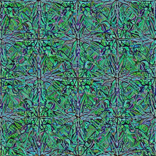 Creepy Motel with Abstract Fractal Design