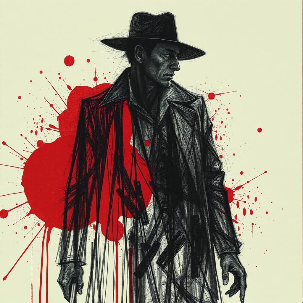 Abstract Expressionist Cubism: Entrance and Exit Wounds