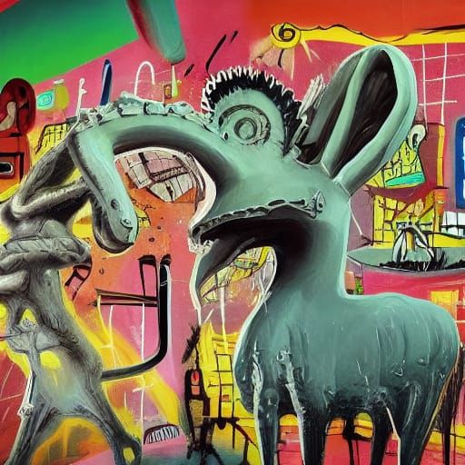 Unicorn Dissection in Post-Apocalyptic Lab, Claymation Style