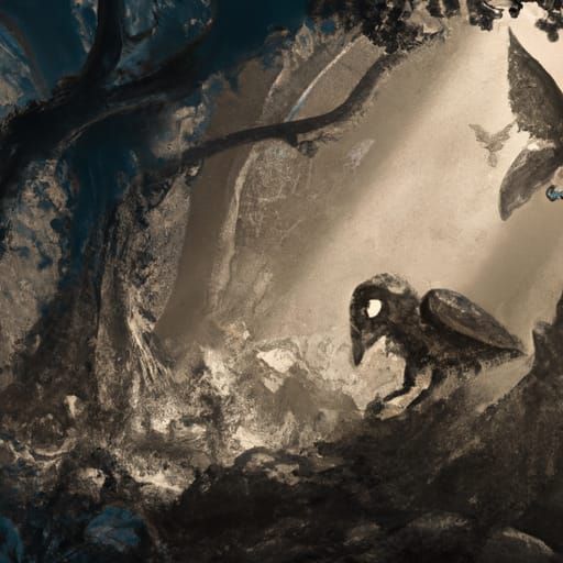 Enchanted Forest: Magical Creatures in Dark Fantasy Style