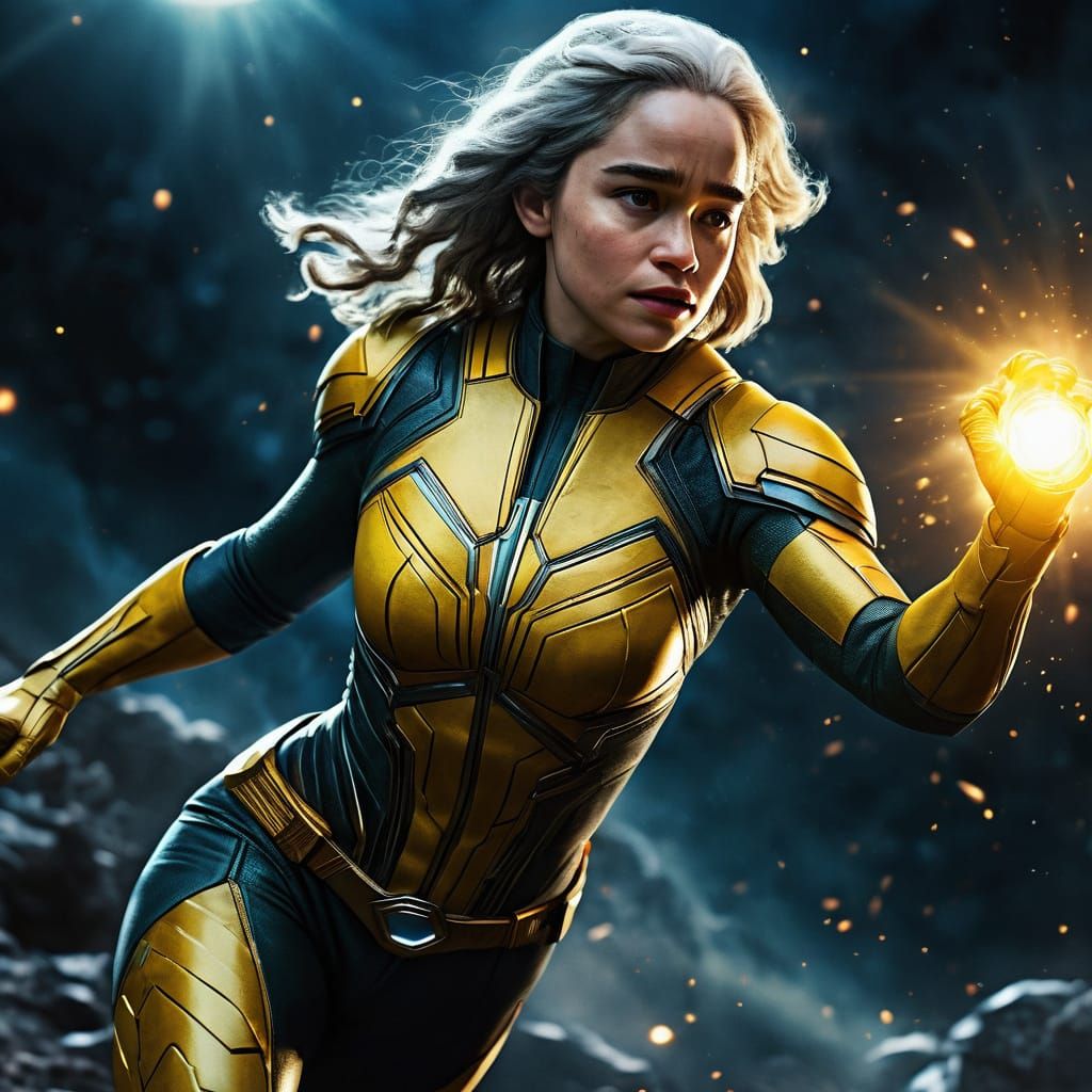 Emilia Clarke as Yellow Lantern