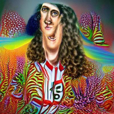 Hallucinatory Portrait of Someone Intoxicated