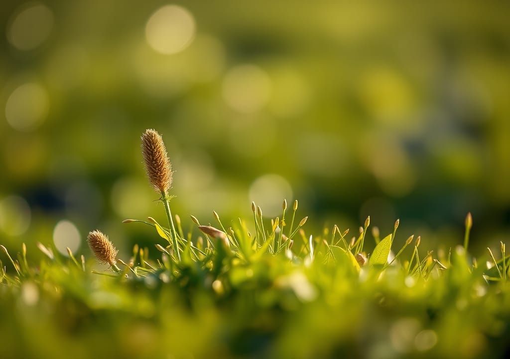 Hudson Bay Grass Macro Photograph