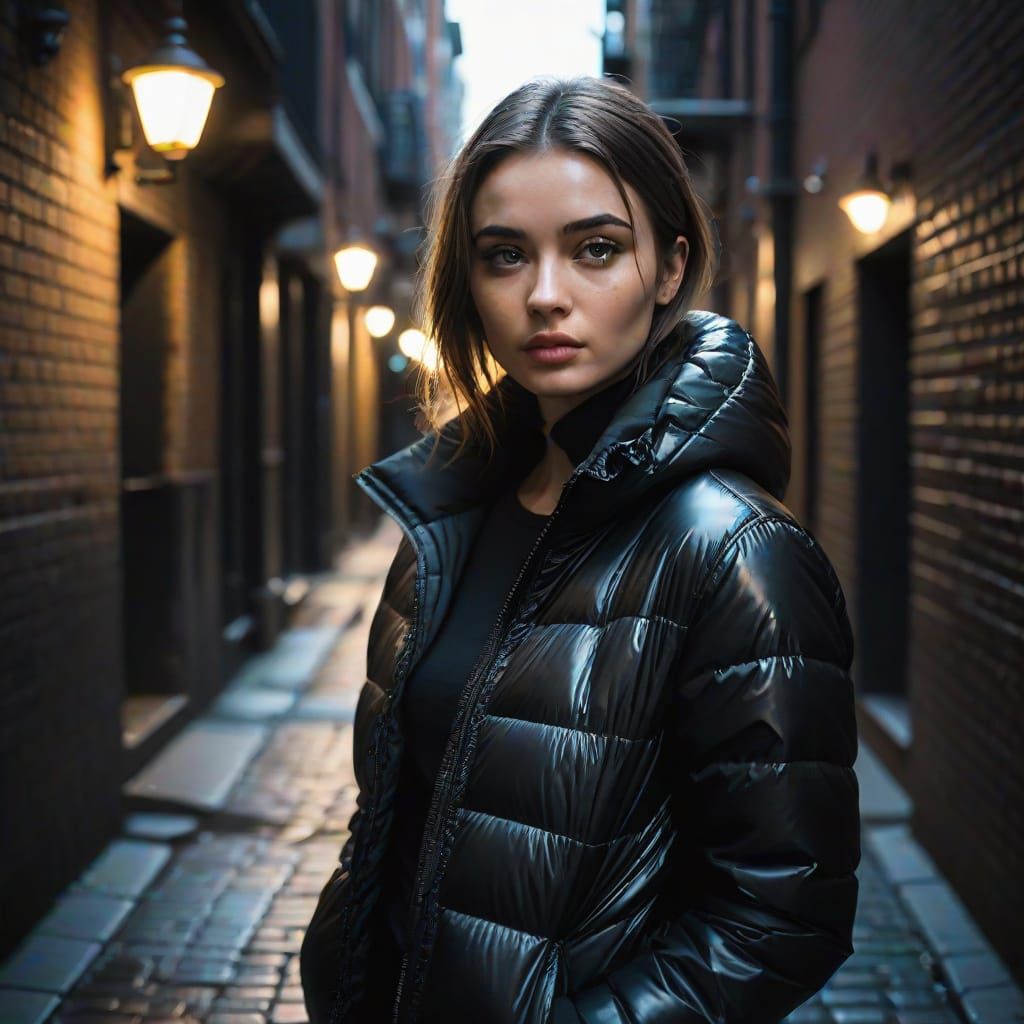 Alone in a dark alley