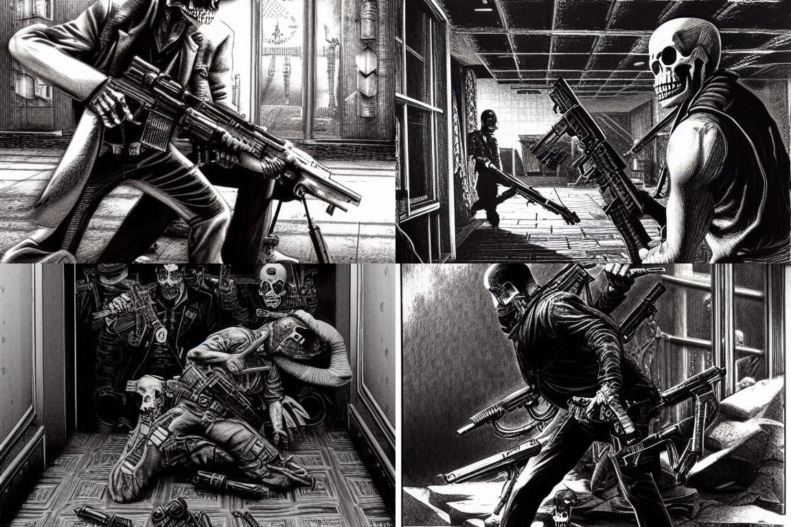 Tactical Skull Hitman's Dark Fantasy Revenge