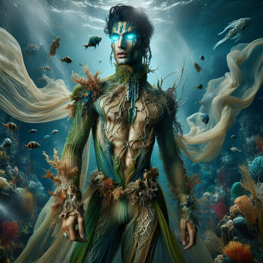 Riptide -- male superhero with the extraordinary ability to control, breath-in, and manipulate water.