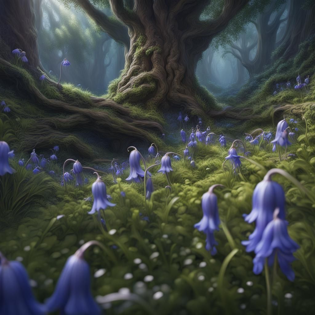 Bluebell Creeper and Fuzz: Fantastical Concept Art