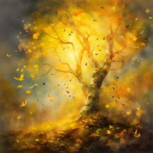 Birds in Flight: A Moment of Departure