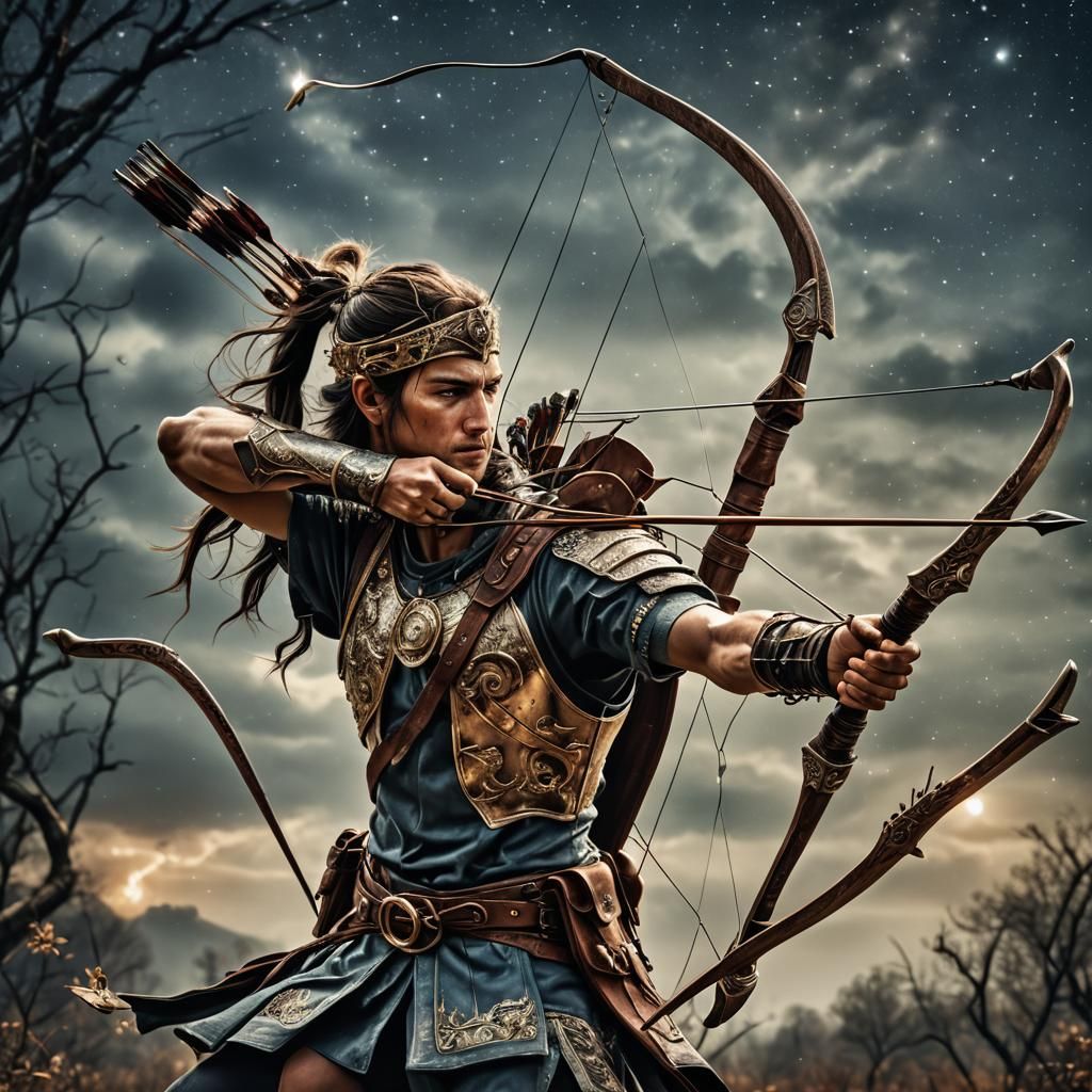 Hyperrealistic Sagittarius the Archer in Stunning Detail