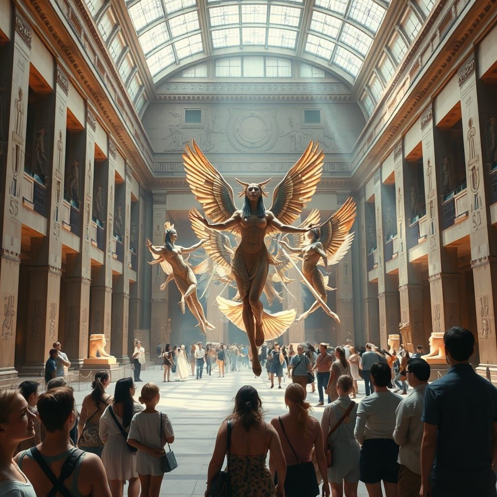 Museum Exhibits Awaken in Graceful Ballet