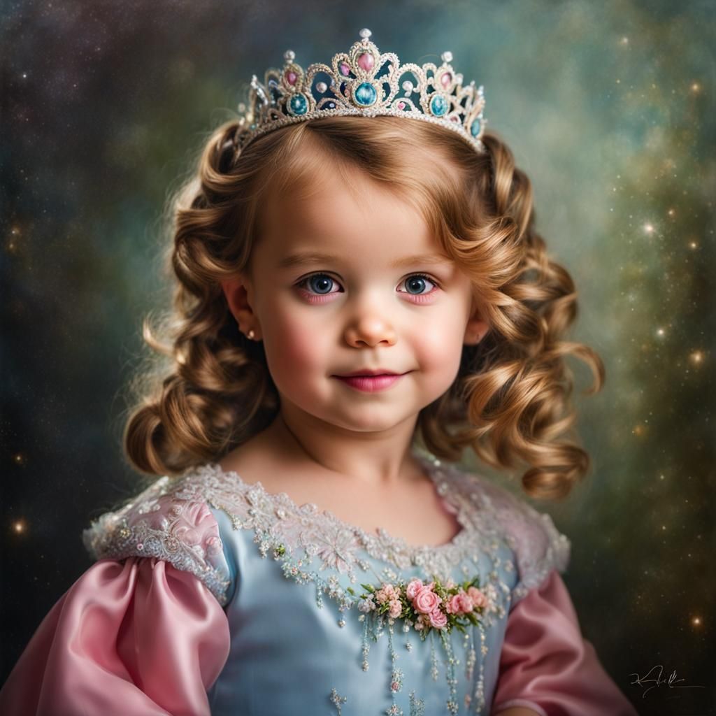 Toddler Princess Portrait: A Lifetime in a Day