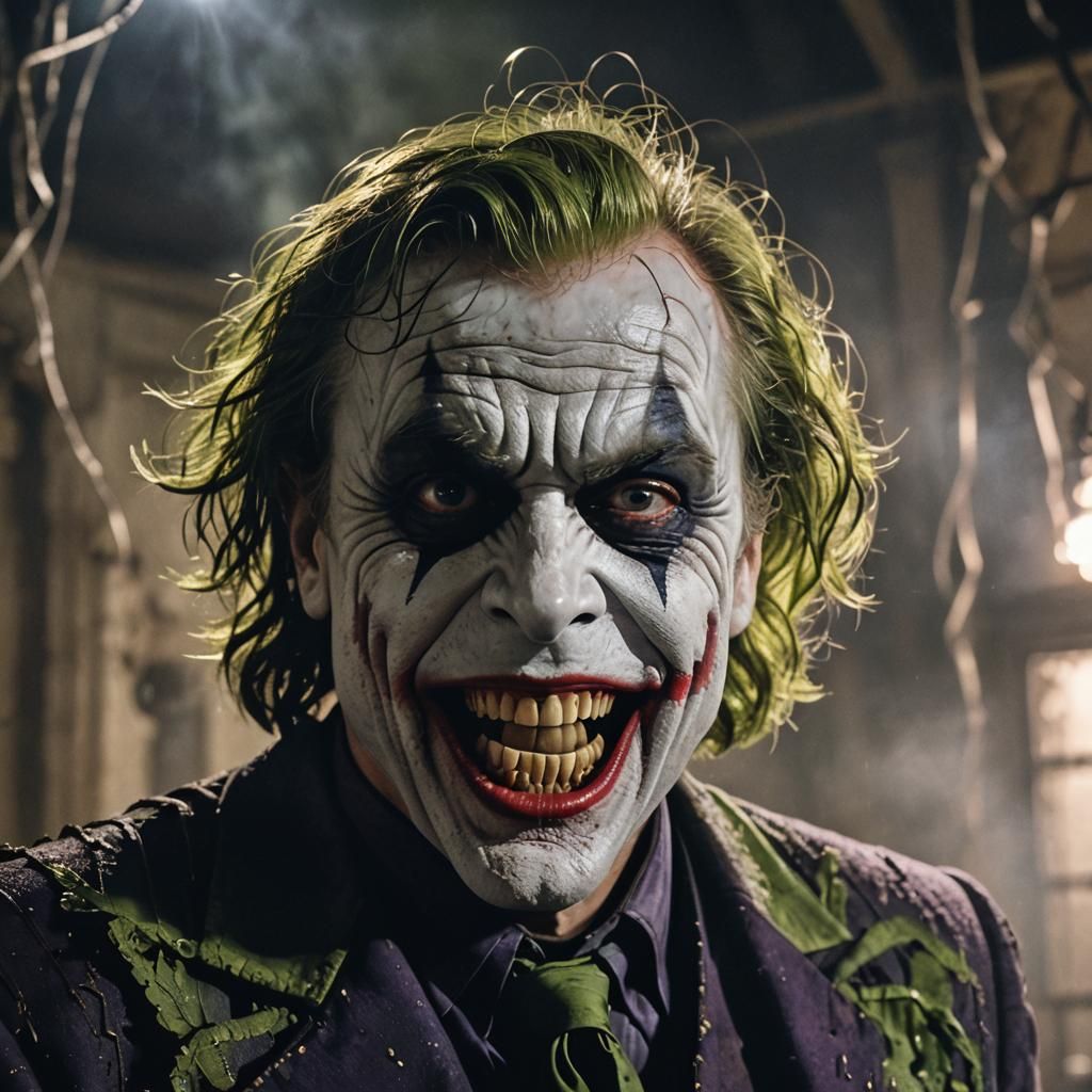 The Joker's Maniacal Halloween: A Gothic Horror Close-Up