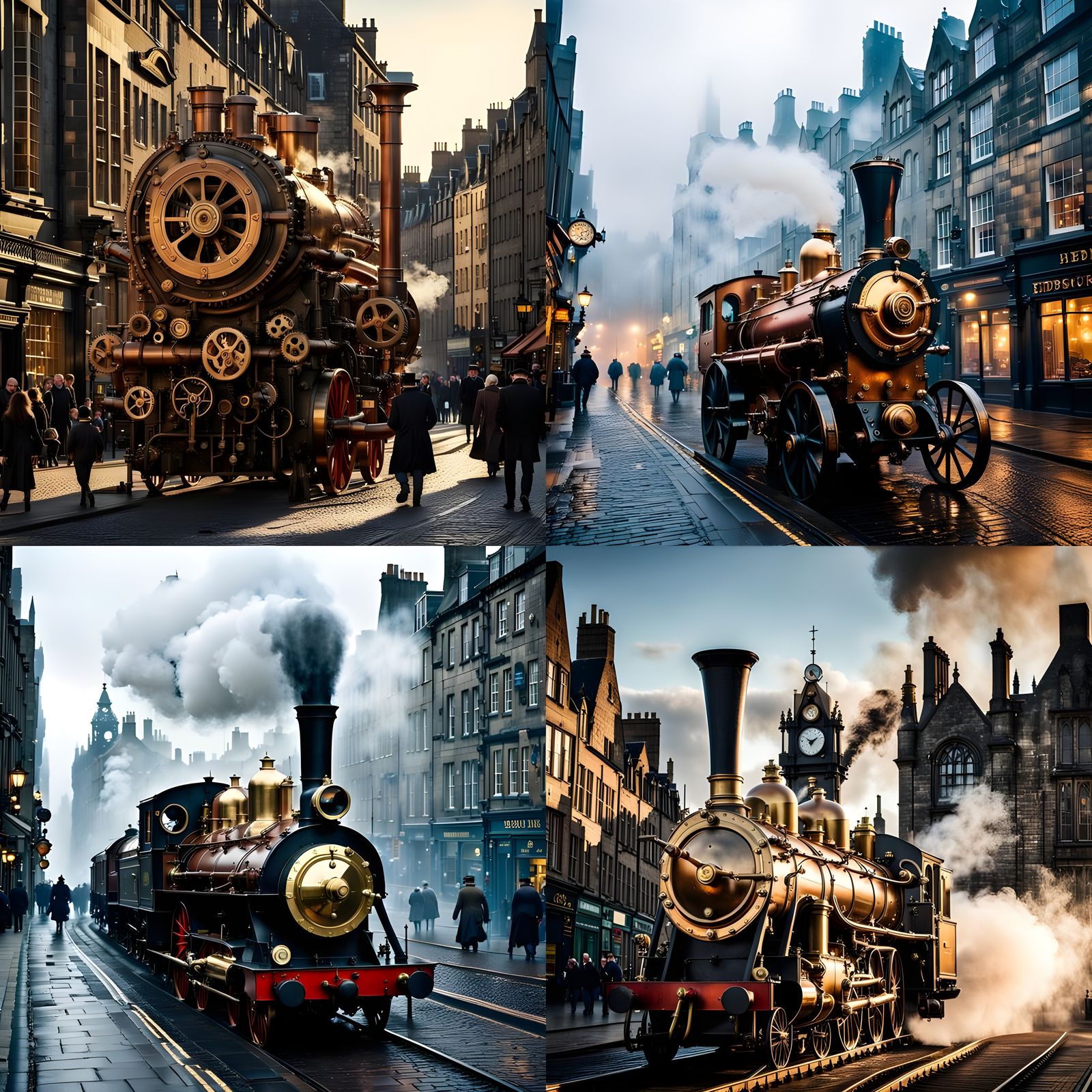 Steampunk Royal Mile in Edinburgh