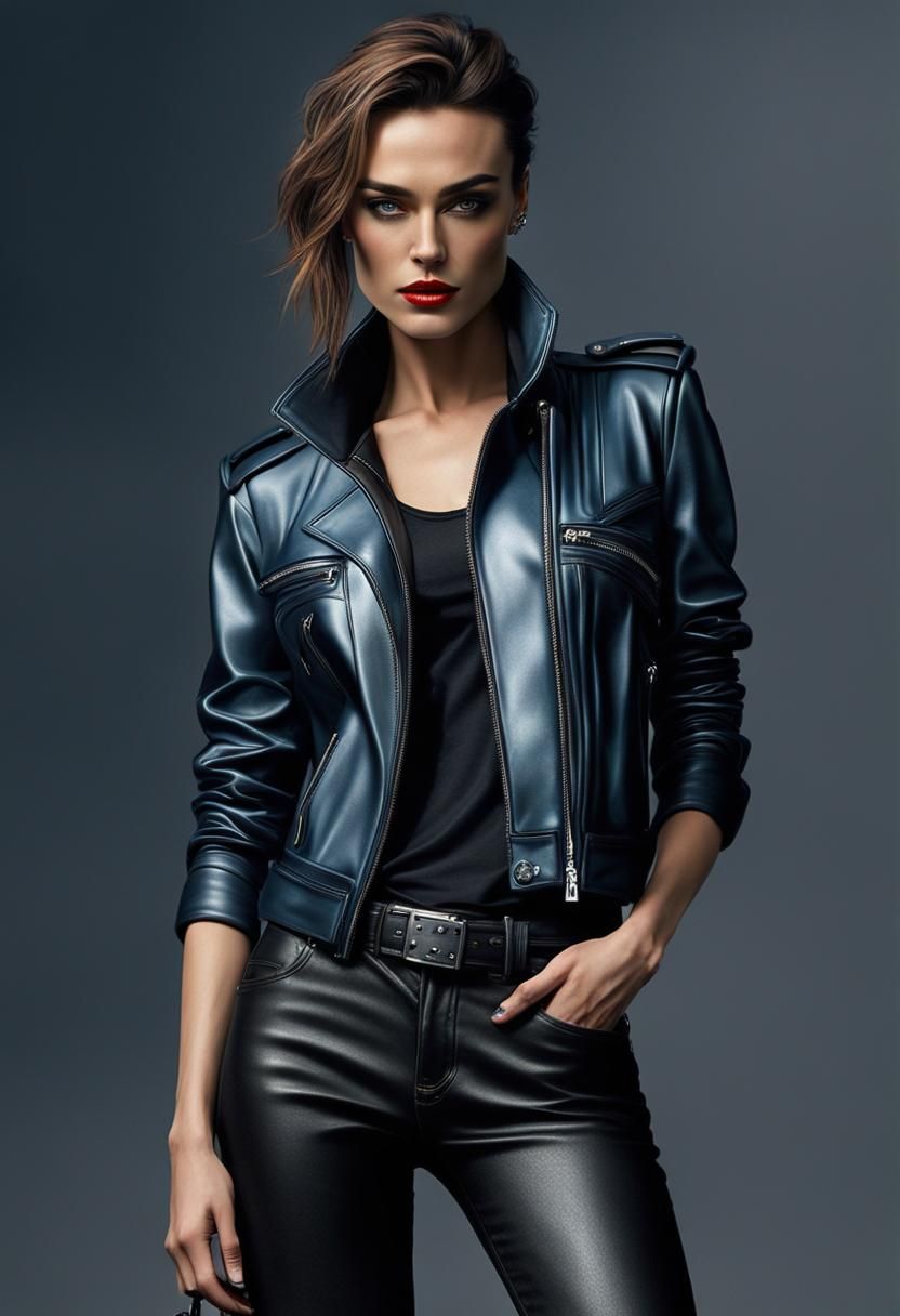 Cyberpunk Rockstar Model in London