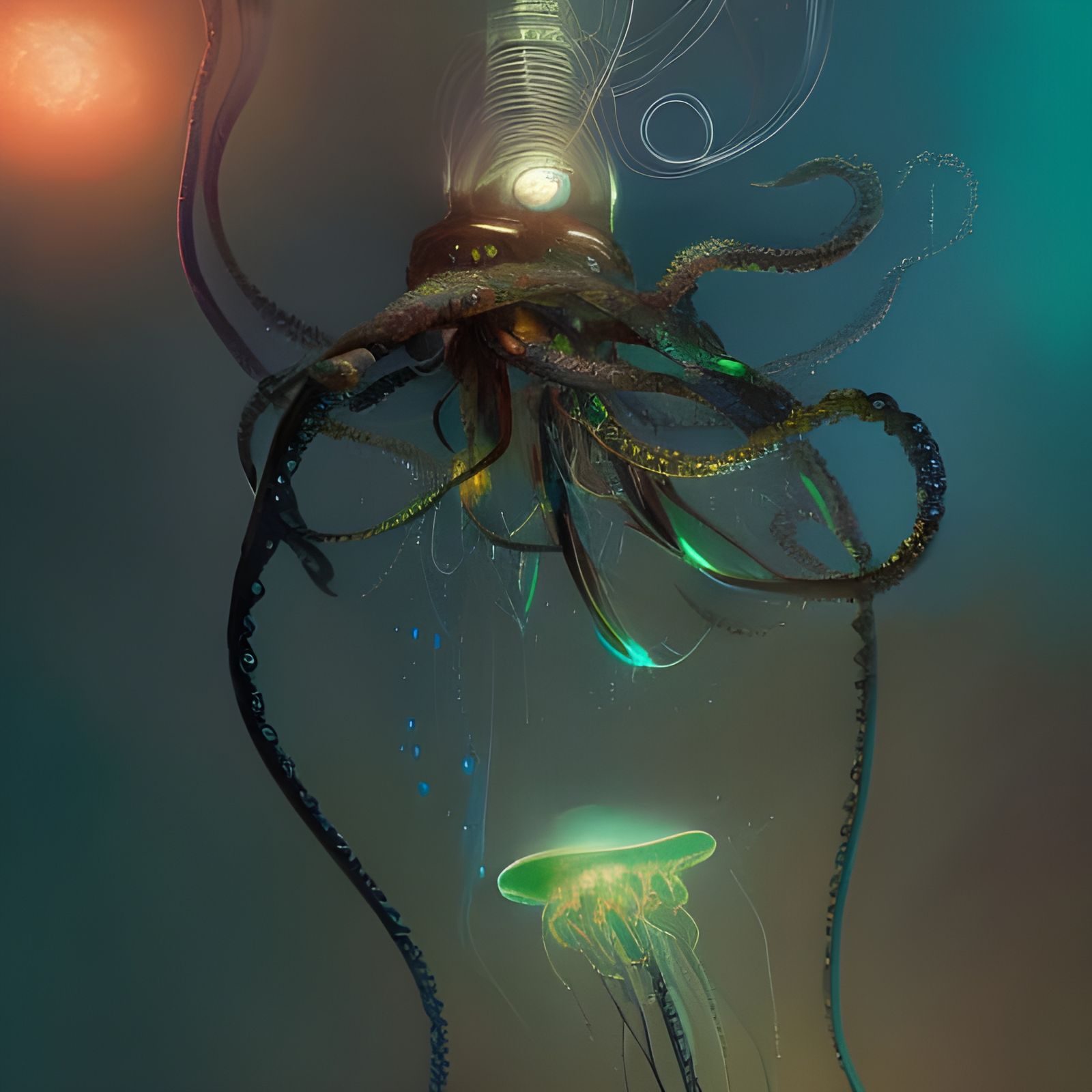 Roboctopus and friend