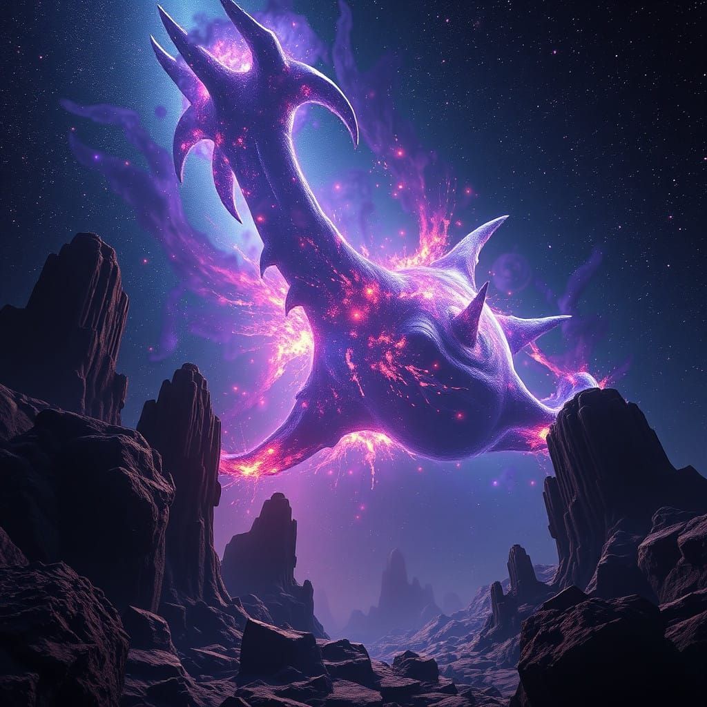 A Dying Star in the Cosmos