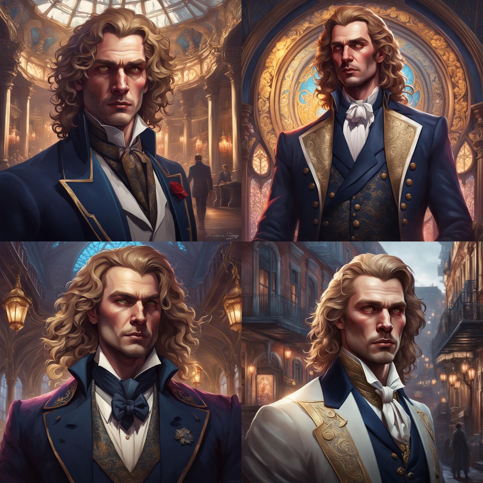 Lestat in New Orleans: Detailed 8K Portrait