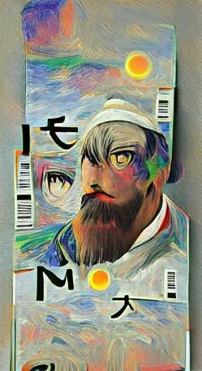 Manga Cover Inspired by Abstract Expressionism and Impressio...
