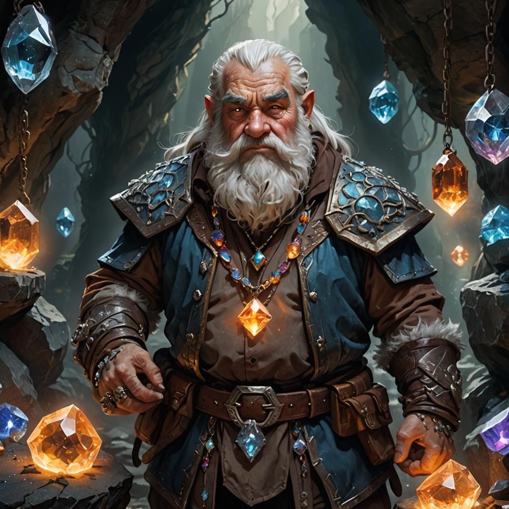 A male dwarven Thane.