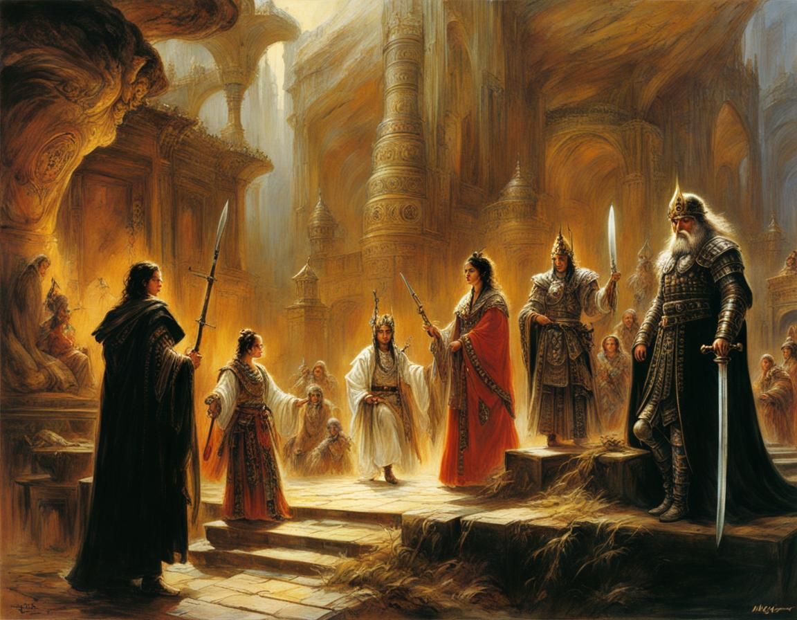 Fusion of Realism, Fantasy, and Manga Art