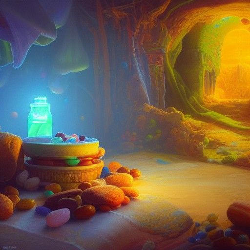 Rocks In a Cave