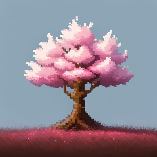 Pixel Blossom Tree